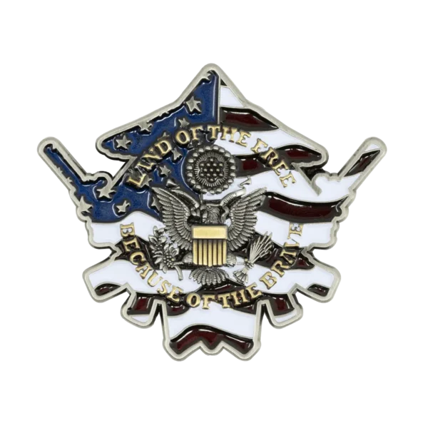 3D Veterans Challenge Coin - Image 4