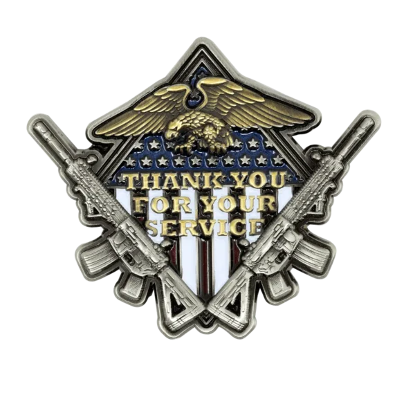 3D Veterans Challenge Coin - Image 5